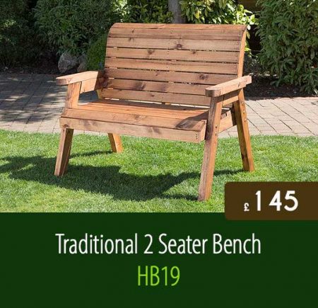 Traditional 2 Seater Bench HB19
