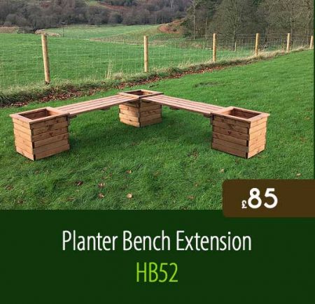 Planter Bench Extension HB52