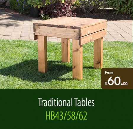 Garden Tables HB43 HB58 HB62