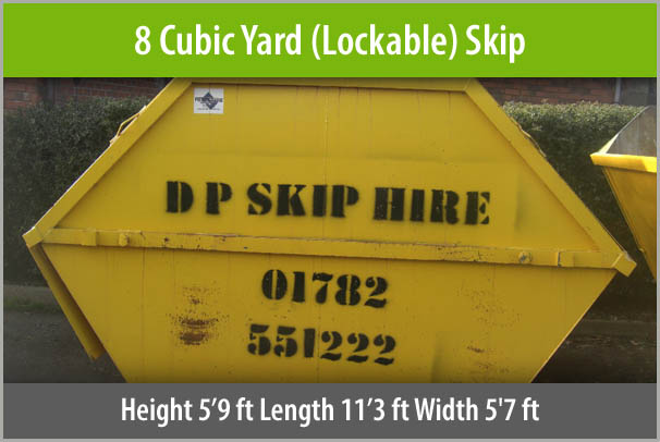 Lockable Skip For Hire Staffordshire