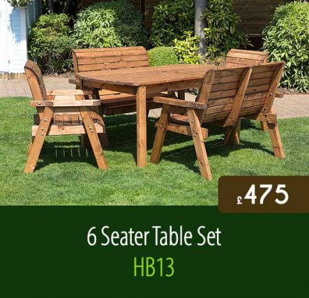 Traditional 6 Seater Table Set HB13