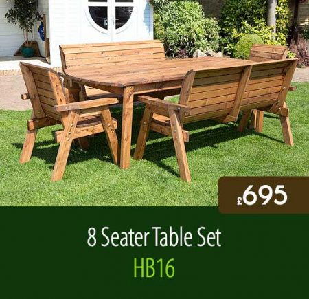 Traditional 8 Seater Table Set HB16