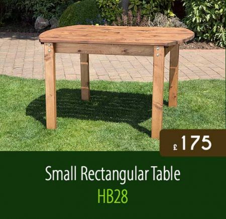 Small Rectangular Garden Table HB28