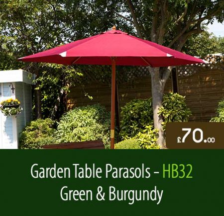 Garden Table Parasols HB32/33